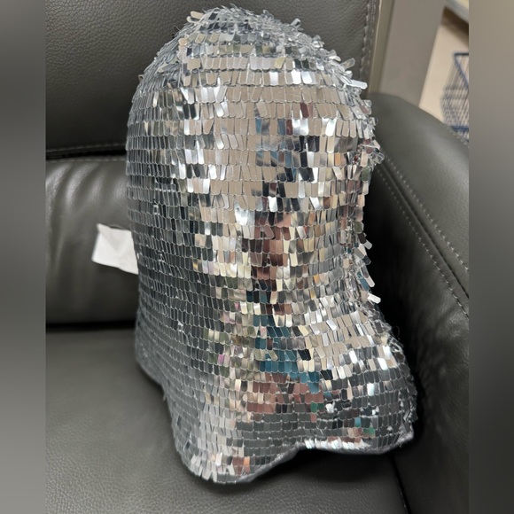 *NEW* CHRISTIAN SIRIANO NEW YORK DISCO BALL STAND UP GHOST PILLOW - Picture 3 of 3